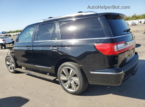 5LMJJ2LT1JEL13378 2018 LINCOLN NAVIGATOR Black უკანა მარცხენა