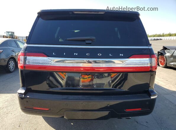 5LMJJ2LT1JEL13378 2018 LINCOLN NAVIGATOR Black უკანა ხედი