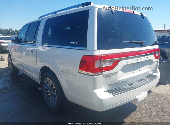 5LMJJ3HT8GEL11330 2016 LINCOLN NAVIGATOR L White Задня ліва чверть