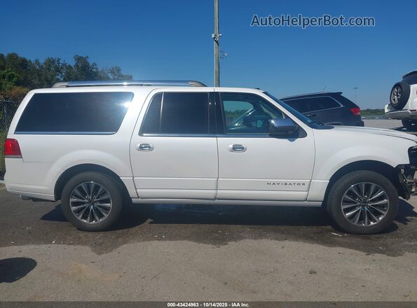 5LMJJ3HT8GEL11330 2016 LINCOLN NAVIGATOR L White Панорамний вид салону 360°