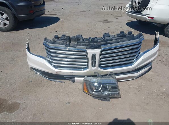 5LMJJ3HT8GEL11330 2016 LINCOLN NAVIGATOR L White Вид щитка приладів