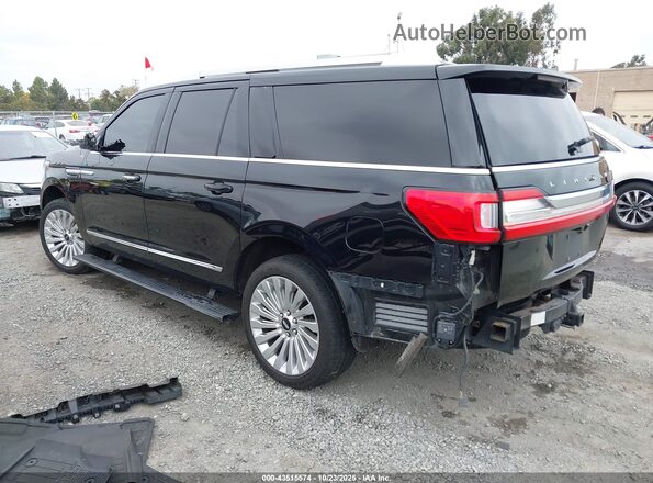5LMJJ3LT6KEL03386 2019 LINCOLN NAVIGATOR L Black Trasero izquierdo