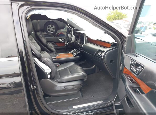 5LMJJ3LT6KEL03386 2019 LINCOLN NAVIGATOR L Black Vista interior delantera