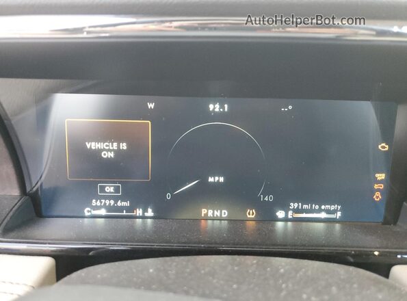 5LMJJ3LT9MEL09251 2021 LINCOLN NAVIGATOR Gray Vista del cuadro de instrumentos