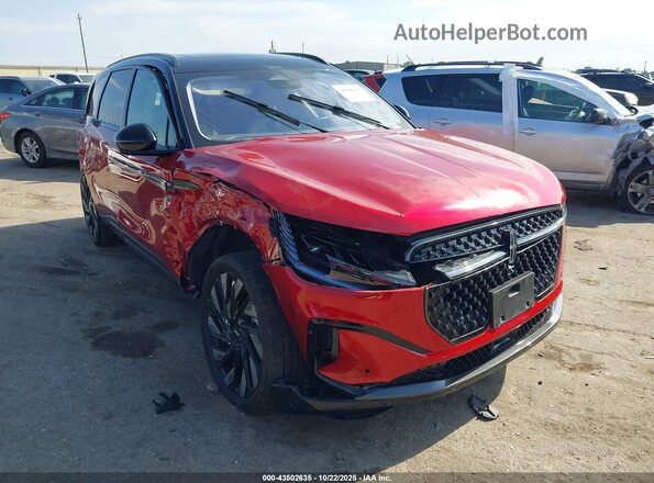 5LMPJ8K4XSJ931508 2025 LINCOLN NAUTILUS Red Вид спереду