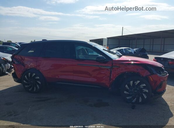 5LMPJ8K4XSJ931508 2025 LINCOLN NAUTILUS Red Вид щитка приладів