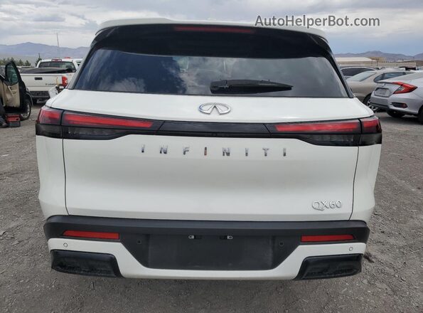 5N1AL1ER4SC333629 2025 INFINITI QX60 White Widok z tyłu