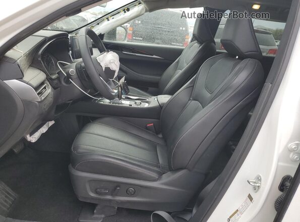 5N1AL1ER4SC333629 2025 INFINITI QX60 White Widok wnętrza z przodu