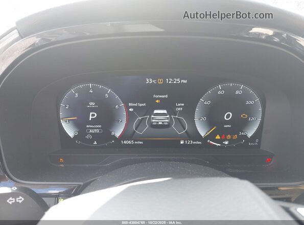 5N1AL1FSXSC331546 2025 INFINITI QX60 Gray Vista de los asientos traseros