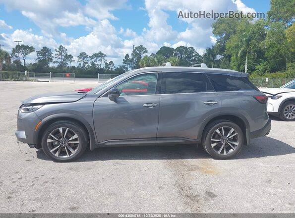 5N1AL1FSXSC331546 2025 INFINITI QX60 Gray Vista interior de 360 grados