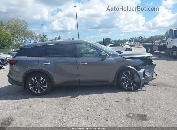 5N1AL1FSXSC331546 2025 INFINITI QX60 Gray Vista interior trasera