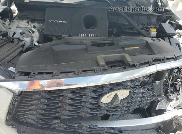 5N1AL1GS1SC338464 2025 INFINITI QX60 White ძრავის განყოფილების ხედი