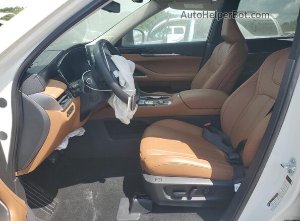 5N1AL1GS1SC338464 2025 INFINITI QX60 White წინა სალონის ხედი
