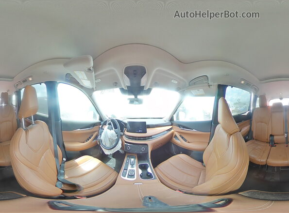 5N1AL1GS1SC338464 2025 INFINITI QX60 White სალონის 360-გრადუსიანი ხედი