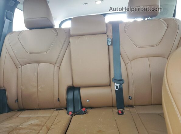 5N1AL1GS1SC338464 2025 INFINITI QX60 White უკანა სავარძლების ხედი