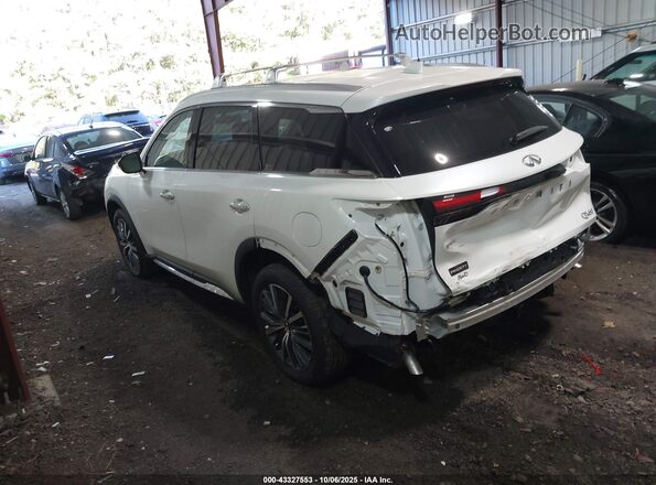 5N1AL1GSXSC332758 2025 INFINITI QX60 White Հետևի ձախ