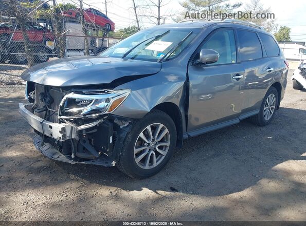 5N1AR2MM3GC663067 2016 NISSAN PATHFINDER Серый Передняя левая четверть