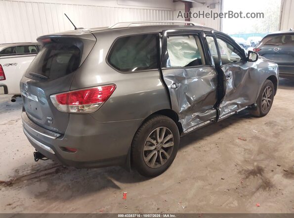 5N1AR2MM5GC627946 2016 NISSAN PATHFINDER Gray Trasero derecho