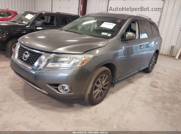 5N1AR2MM5GC627946 2016 NISSAN PATHFINDER Gray Vista tres cuartos delantera izquierda