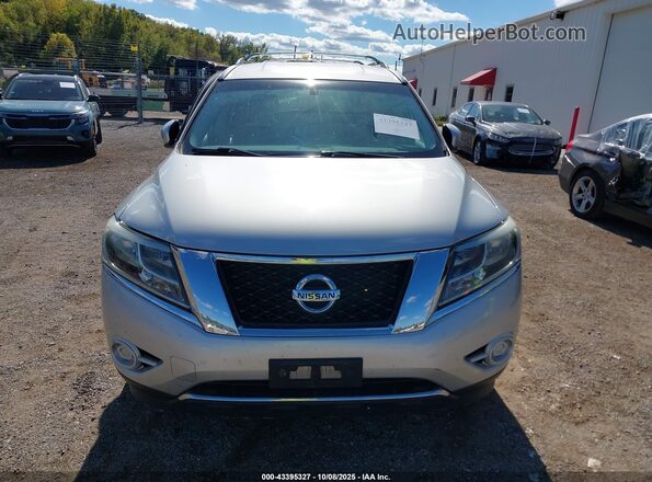 5N1AR2MM6GC613408 2016 NISSAN PATHFINDER Silver Instrument cluster view