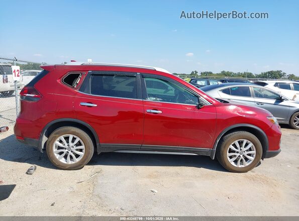 5N1AT2MT0LC796758 2020 NISSAN ROGUE Red Widok wnętrza z tyłu