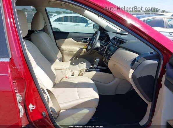 5N1AT2MT0LC796758 2020 NISSAN ROGUE Red Widok wnętrza z przodu