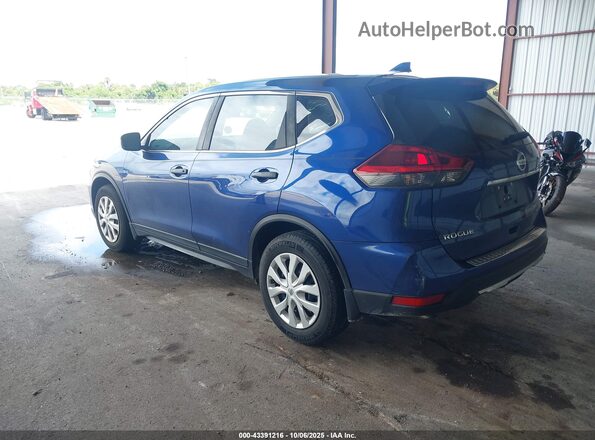 5N1AT2MT2LC800728 2020 NISSAN ROGUE Blue Задня ліва чверть