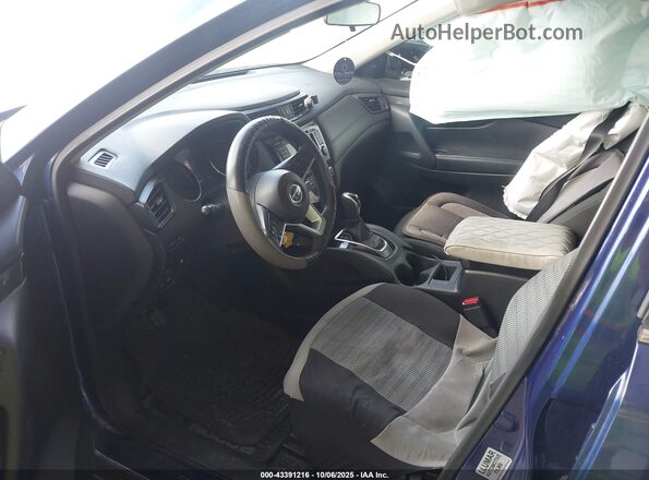 5N1AT2MT2LC800728 2020 NISSAN ROGUE Blue Вид салону спереду