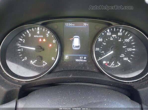 5N1AT2MT2LC800728 2020 NISSAN ROGUE Blue Вид задніх сидінь
