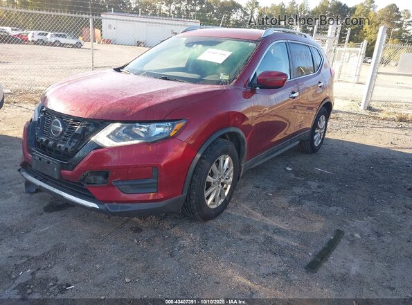 5N1AT2MT7LC734273 2020 NISSAN ROGUE Red Vista tres cuartos delantera izquierda