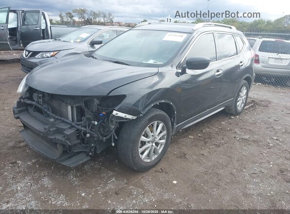 5N1AT2MT8LC787192 2020 NISSAN ROGUE Black Առջևի ձախ երեք քառորդ տեսարան