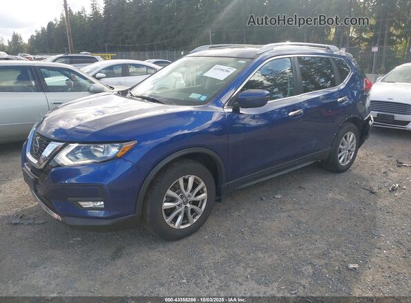 5N1AT2MV3LC727869 2020 NISSAN ROGUE Blue Przód lewy