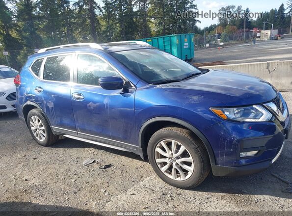 5N1AT2MV3LC727869 2020 NISSAN ROGUE Blue Widok wnętrza z tyłu