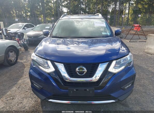 5N1AT2MV3LC727869 2020 NISSAN ROGUE Blue Widok zestawu wskaźników