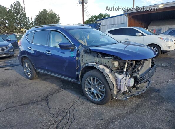5N1AT2MV5LC803060 2020 NISSAN ROGUE Blue Przód prawy