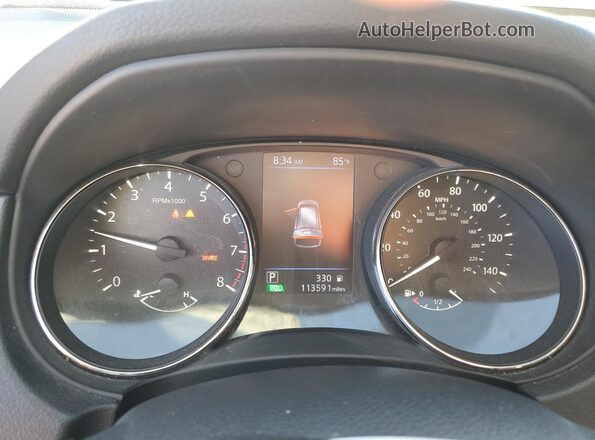 5N1AT2MV6LC719698 2020 NISSAN ROGUE Gray ხელსაწყოთა პანელის ხედი