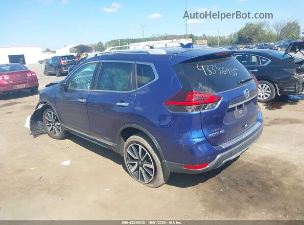 5N1AT2MV6LC746044 2020 NISSAN ROGUE Blue Tył lewy