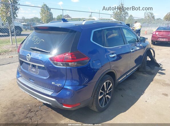 5N1AT2MV6LC746044 2020 NISSAN ROGUE Blue Tył prawy