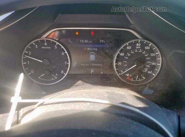 5N1AZ2AJ4LN168207 2020 NISSAN MURANO Silver Вид щитка приладів