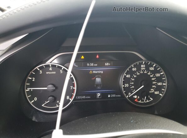 5N1AZ2AJ6LN162263 2020 NISSAN MURANO Charcoal Вид щитка приладів