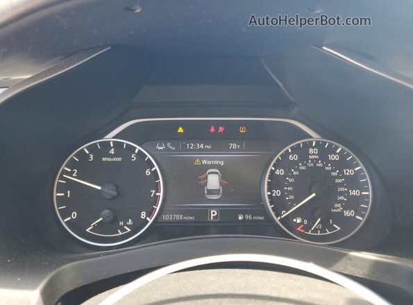 5N1AZ2AS2MC138208 2021 NISSAN MURANO Black Սարքավորումների վահանակի տեսք