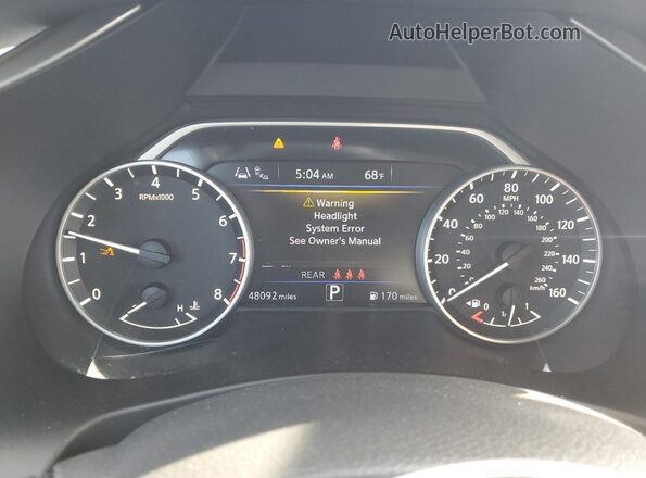 5N1AZ2BJ9PC133131 2023 NISSAN MURANO Silver Vista del cuadro de instrumentos