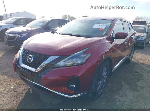 5N1AZ2BS2MC142564 2021 NISSAN MURANO Red Front left