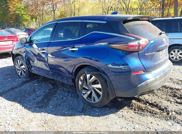 5N1AZ2CS0MC125504 2021 NISSAN MURANO Синий Задняя левая четверть