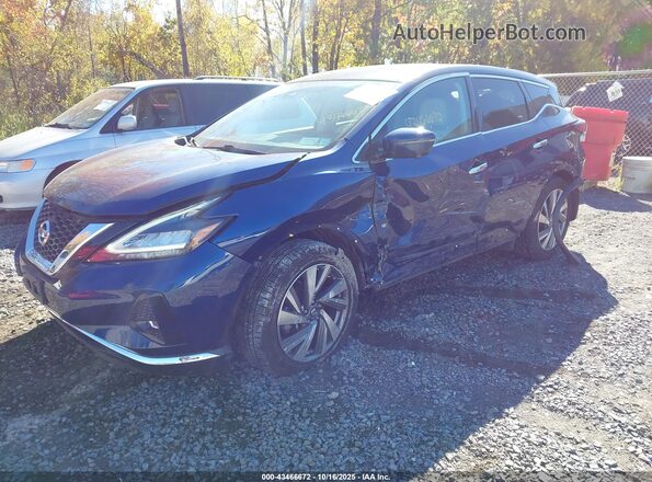 5N1AZ2CS0MC125504 2021 NISSAN MURANO Синий Передняя левая четверть