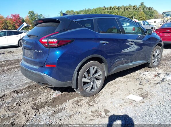 5N1AZ2CS0MC125504 2021 NISSAN MURANO Синий Задняя правая четверть