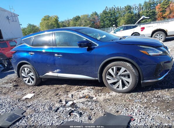 5N1AZ2CS0MC125504 2021 NISSAN MURANO Синий Вид задней части салона
