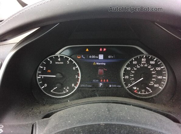 5N1AZ2CS3PC132306 2023 NISSAN MURANO Silver Вид щитка приладів