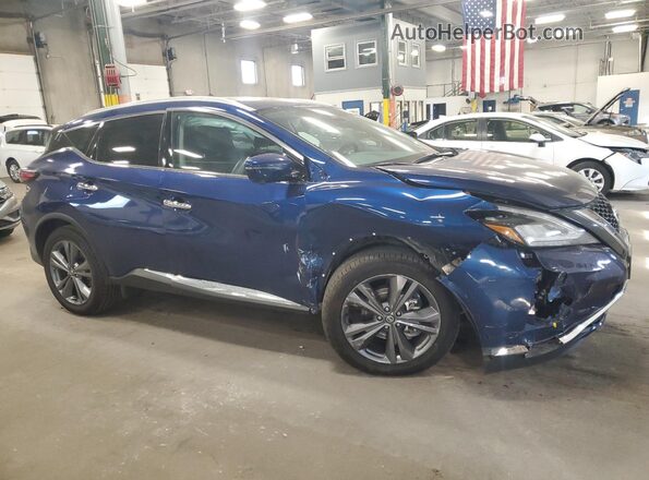 5N1AZ2DS9MC145264 2021 NISSAN MURANO Blue Przód prawy