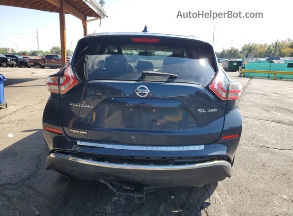 5N1AZ2MH2GN155308 2016 NISSAN MURANO Blue Вид ззаду
